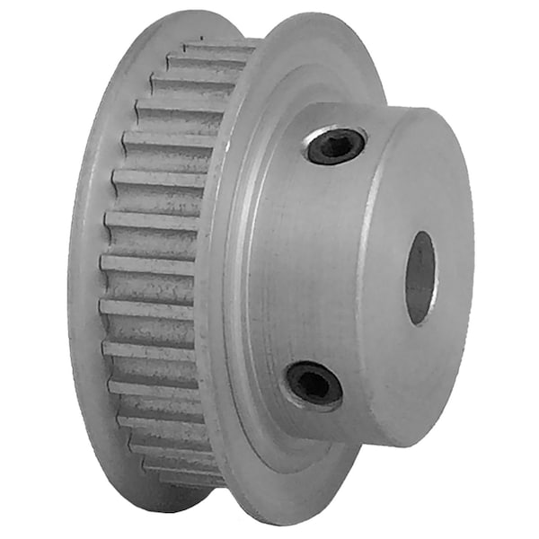 B&B Manufacturing 34-3M06-6FA3, Timing Pulley, Aluminum, Clear Anodized, 34-3M06-6FA3 - main